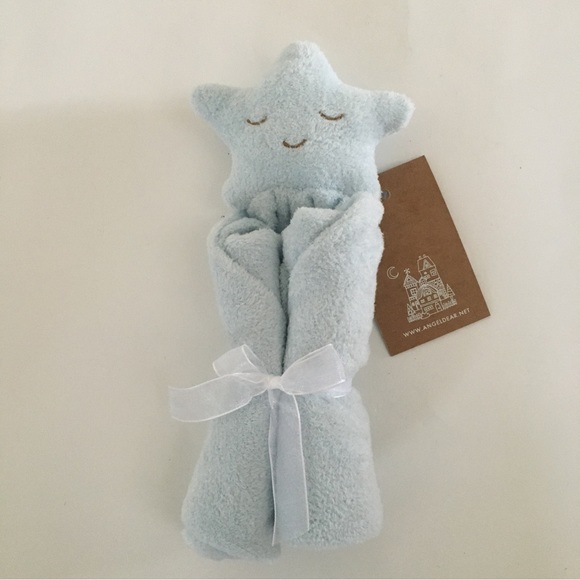 Angel Dear Other New Angel Dear Lovey Blue Star Soft Baby Toy